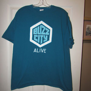 BUZZ CITY ALIVE Charlotte Hornets Tee T-Shirt XL